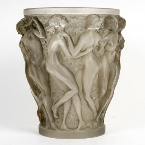Verrerie, Cristallerie  - 1927 René Lalique - Vase Bacchantes