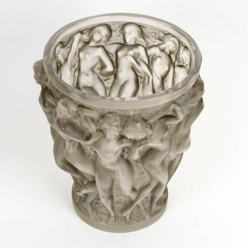 XXe siècle - 1927 René Lalique - Vase Bacchantes