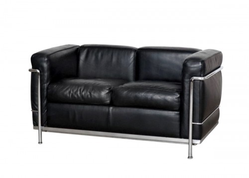 Le Corbusier, Perriand, Jeanneret, Edition Cassina - Canapé LC2 2 places