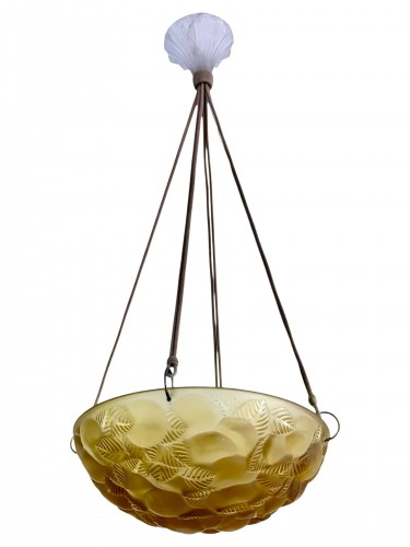 Glass & Crystal  - 1926 René Lalique - Chandelier Ceiling Fixture
