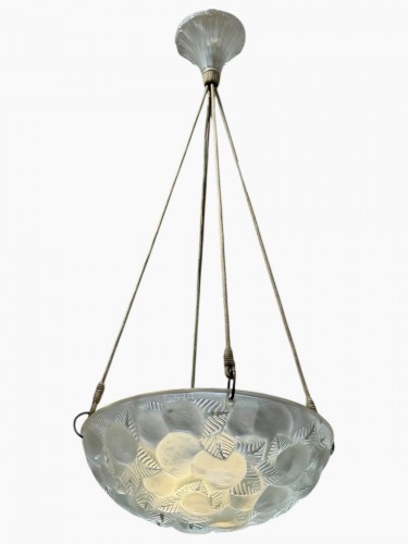 20th century - 1926 René Lalique - Chandelier Ceiling Fixture