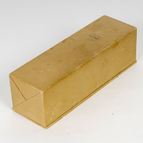 1910 René Lalique Perfume Bottle Amber Antique For Coty - 