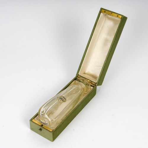 1909 René Lalique - Perfume Bottle Cyclamen For Coty - Glass & Crystal Style Art Déco