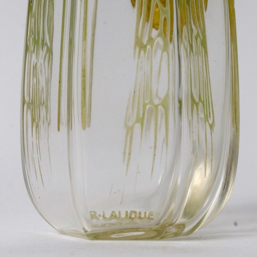 Antiquités - 1909 René Lalique - Perfume Bottle Cyclamen For Coty