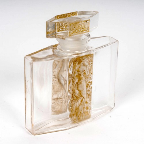 1937 René Lalique - Perfume Bottle Olimpic For Hermanny - Glass & Crystal Style Art Déco