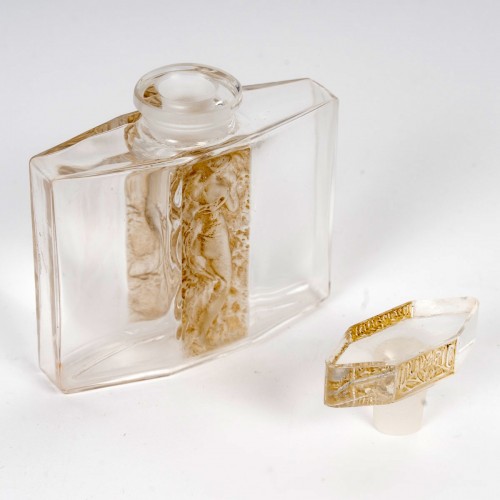 Glass & Crystal  - 1937 René Lalique - Perfume Bottle Olimpic For Hermanny