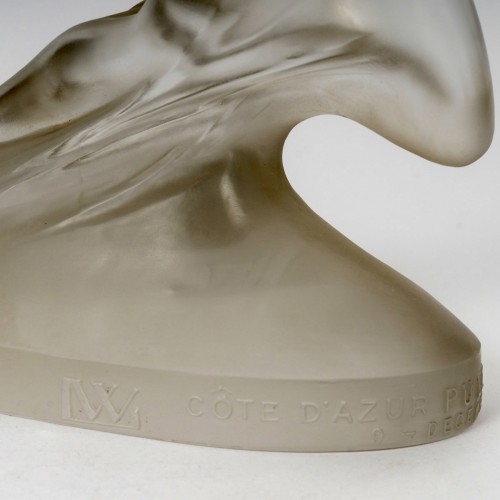 Art Déco - 1929 René Lalique - Statuette Cote d&#039;Azur Pullman Express