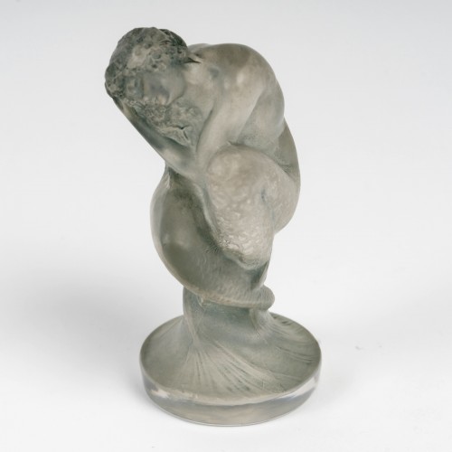 Art Déco - 1920 René Lalique - Car Mascot Statuette Sirene Mermaid