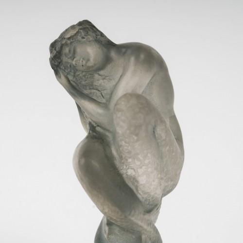 Antiquités - 1920 René Lalique - Car Mascot Statuette Sirene Mermaid