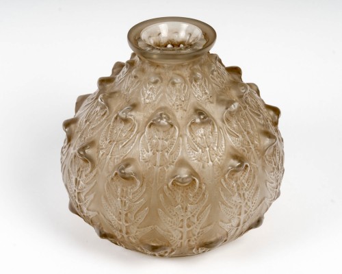 1912 René Lalique - Vase Fougeres - Glass & Crystal Style Art nouveau