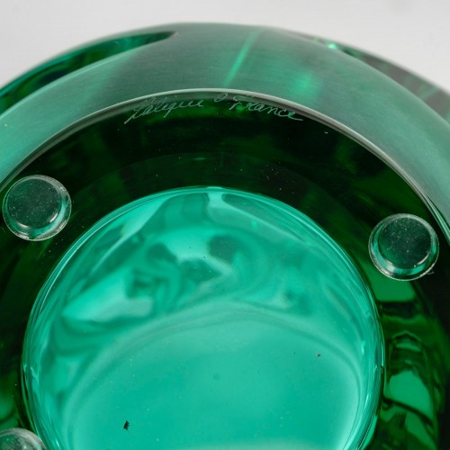 Lalique France - Vase Tourbillons  - Art Déco