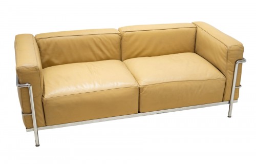 Le Corbusier, Perriand, Jeanneret pour Cassina - Canapé LC3 2 places