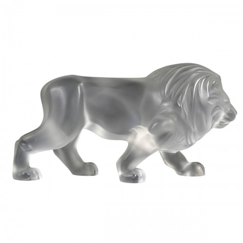 Lalique France - Sculpture Regulus Lion Crystal