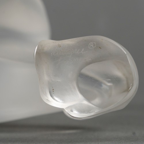 Antiquités - Lalique France - Sculpture Regulus Lion Crystal