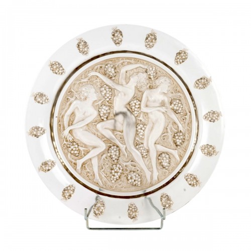 1943 René Lalique - Plat Côte d'Or