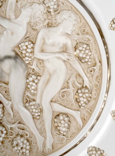 Verrerie, Cristallerie  - 1943 René Lalique - Plat Côte d'Or