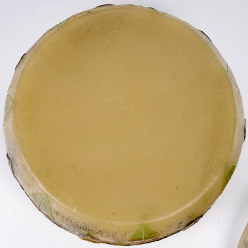 1923 Gabriel Argy Rousseau - Boîte Masques en pâte de verre - Art Déco