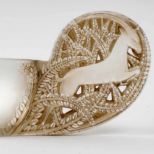 XXe siècle - 1927 René Lalique - Jardinière Coupe Saint Hubert