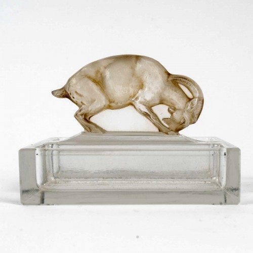 Verrerie, Cristallerie  - 1936 René Lalique - Cendrier Chèvre