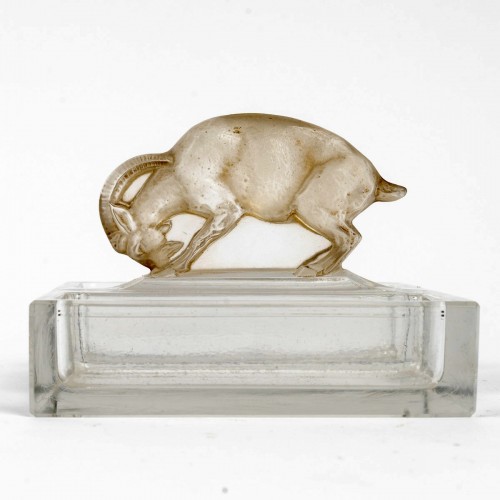 1936 René Lalique - Cendrier Chèvre - BG Arts