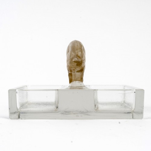 XXe siècle - 1936 René Lalique - Cendrier Chèvre