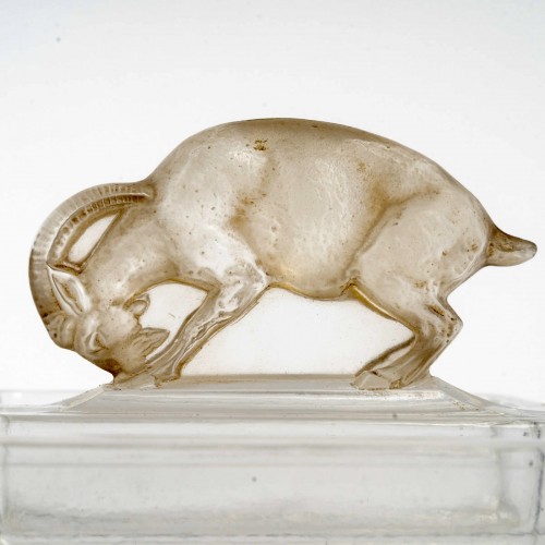 1936 René Lalique - Cendrier Chèvre - Art Déco