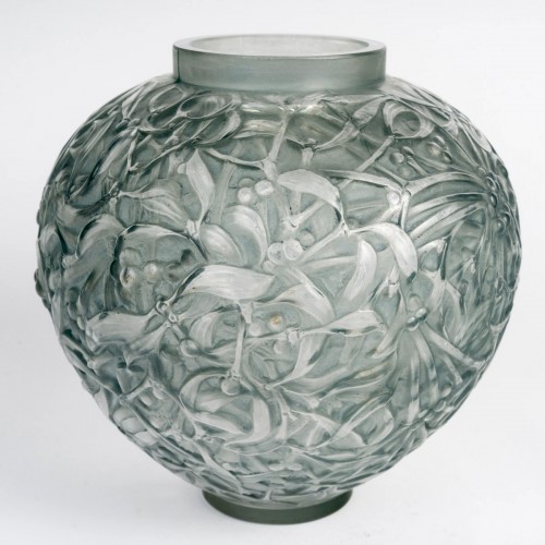 1920 René Lalique - Vase Gui - Verrerie, Cristallerie Style Art Déco