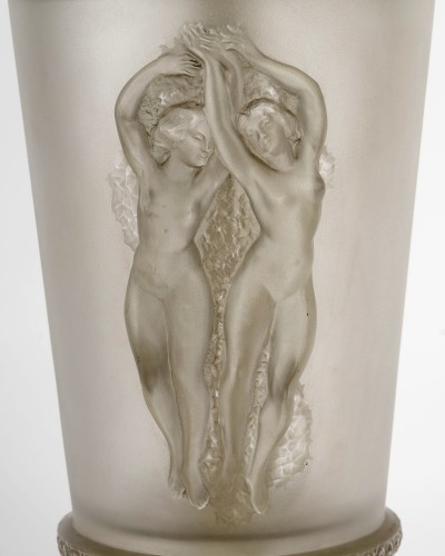 1950 Marc Lalique - Lampe Deux Danseuses - BG Arts