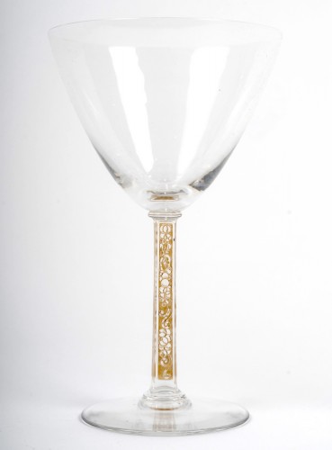 1924 René Lalique - Service 18 Verres Phalsbourg - Verrerie, Cristallerie Style Art Déco