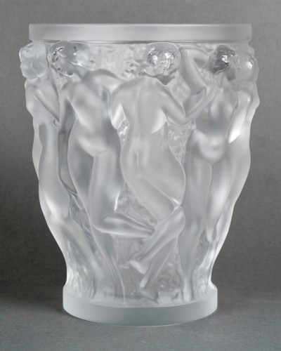 Glass & Crystal  - Lalique France - Vase Bacchantes