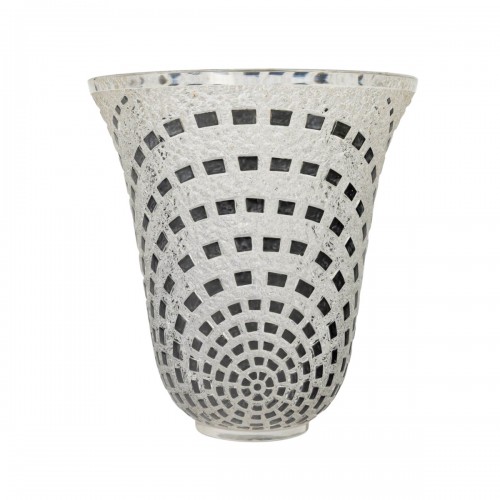 1935 René Lalique - Art Déco Vase Damiers