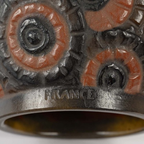 Antiquités - 1928 Gabriel Argy Rousseau - Night Light Lamp Bouquet De Fleurs 