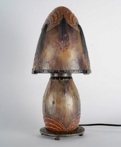 Lighting  - 1925 Gabriel Argy-rousseau -  Lampe "fleurs Tropicales"