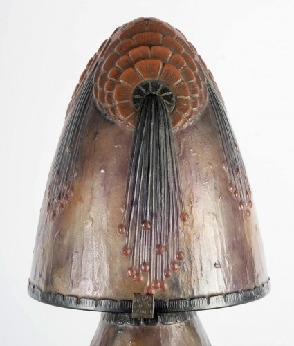 1925 Gabriel Argy-rousseau -  Lampe "fleurs Tropicales" - Art Déco