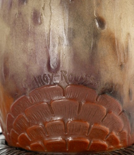 Antiquités - 1925 Gabriel Argy-rousseau -  Lampe "fleurs Tropicales"