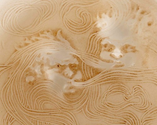 20th century - 1913 René Lalique - Ashtray Deux Zephyrs