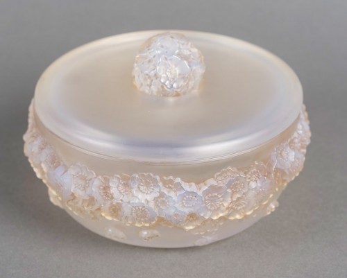 1927 René Lalique - Boîte Primevères - Verrerie, Cristallerie Style Art Déco