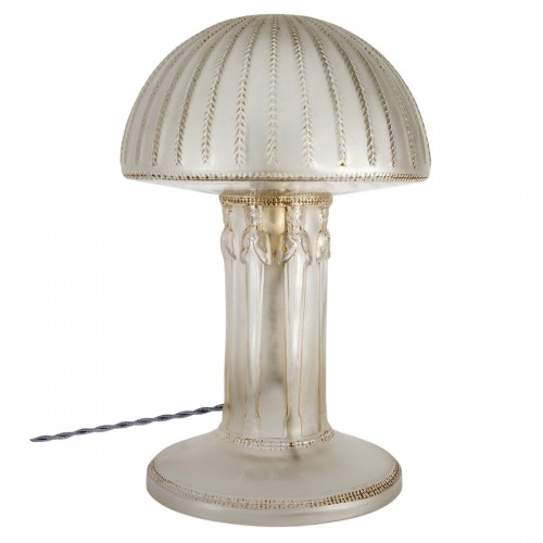 1920 René Lalique - Lamp Caryatids