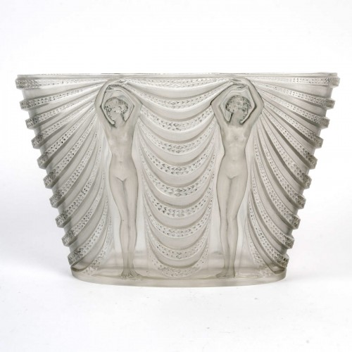 1937 René Lalique - Vase Terpsichore - Glass & Crystal Style Art Déco