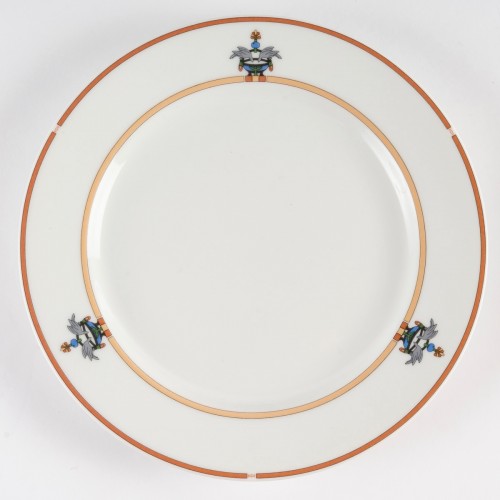 20th century - Cartier - Limoges Porcelain Tableware Maison Venitienne 48 Pieces