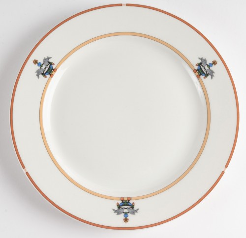 Cartier - Limoges Porcelain Tableware Maison Venitienne 48 Pieces - Art Déco