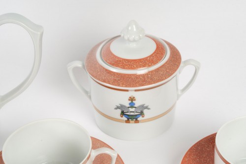 20th century - Cartier - Porcelain Tableware Tea Set Maison Venitienne
