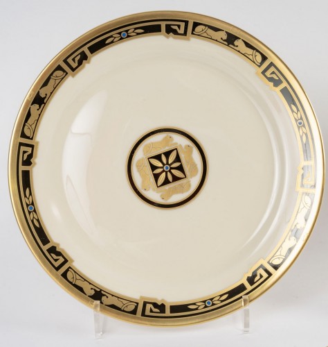 Cartier - Limoges Porcelain Tableware Maison Art Deco 70 Pieces - silverware & tableware Style Art Déco