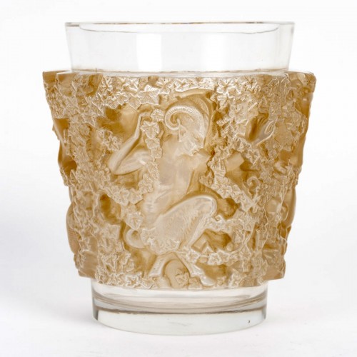 1938 René Lalique - Vase Bacchus - Glass & Crystal Style Art Déco
