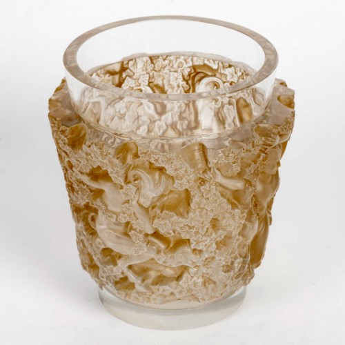 Glass & Crystal  - 1938 René Lalique - Vase Bacchus