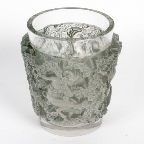 Verrerie, Cristallerie  - 1938 René Lalique - Vase Bacchus