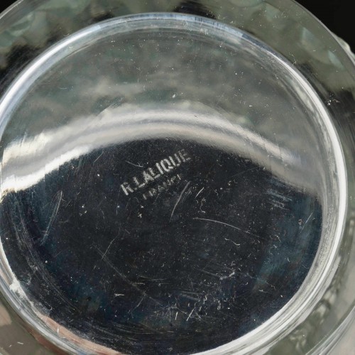 XXe siècle - 1938 René Lalique - Vase Bacchus