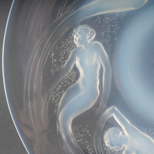 1921 René Lalique - Set Of 6 Plates Ondines - Art Déco