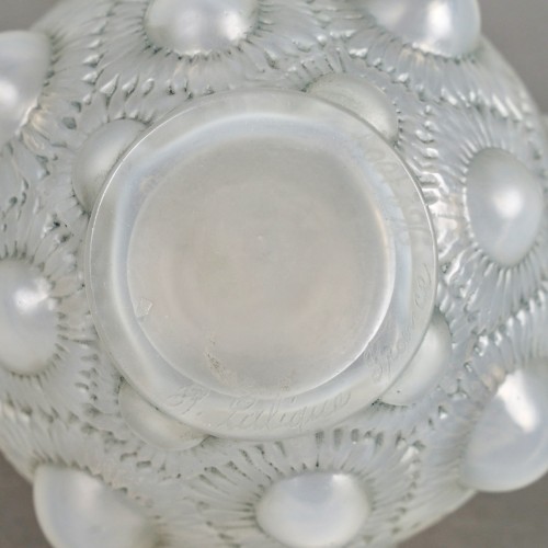 1927 René Lalique - Vase Tournesols Sunflower  - Art Déco