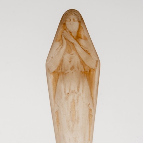 1920 René Lalique - Cachet Figurine Mains Jointes - BG Arts